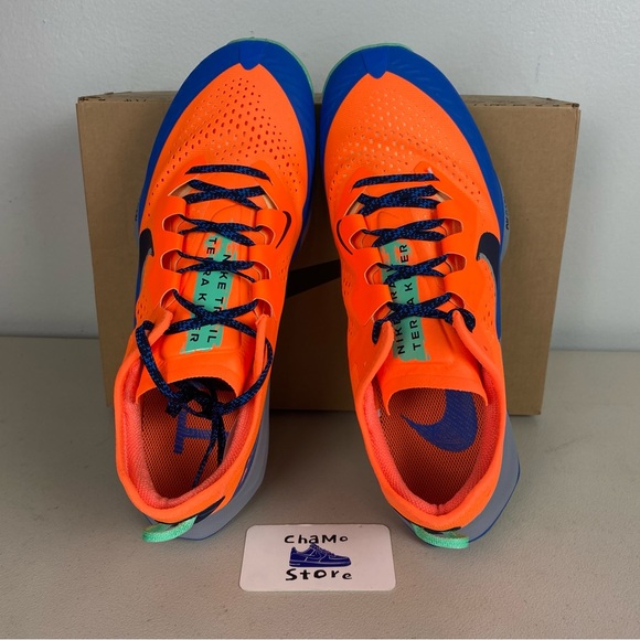 Nike Air Zoom Terra Kiger 7 Athletic Orange Trail Running Shoes Men Sz - Picture 6 of 10